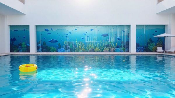 Découvrez les panneaux muraux, alliés esthétique et sécurité dans les aquatiques